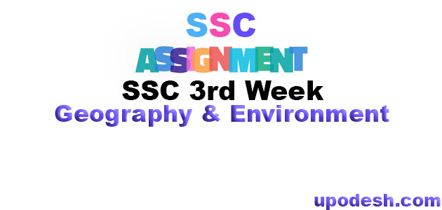geography assignment 3rd week